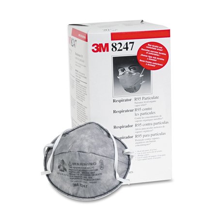 3M R95 Particulate Respirator w/Nuisance-Level Organic Vapor Relief, PK20 7000002060